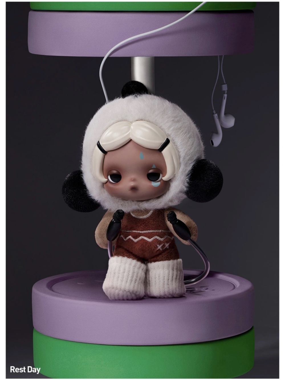 Skullpanda Off Mode “Rest Day” Plush Doll Pendant Confirmed